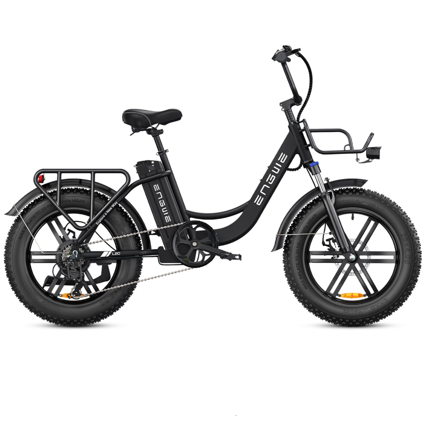 ENGWE L20 – Fatbike – Zwart