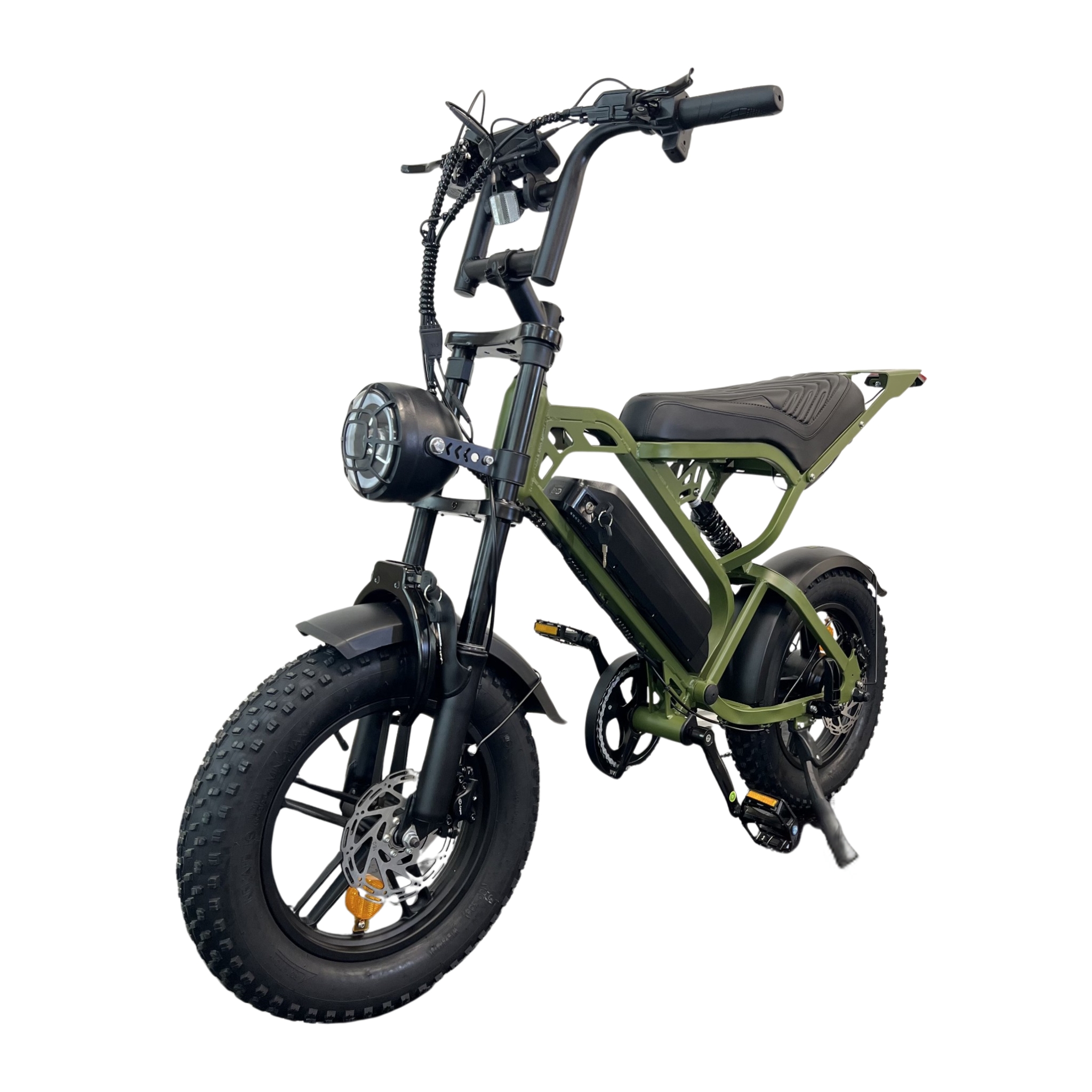 V20 Pro Mini Fatbike – Army Green – Ringslot - Afbeelding 2