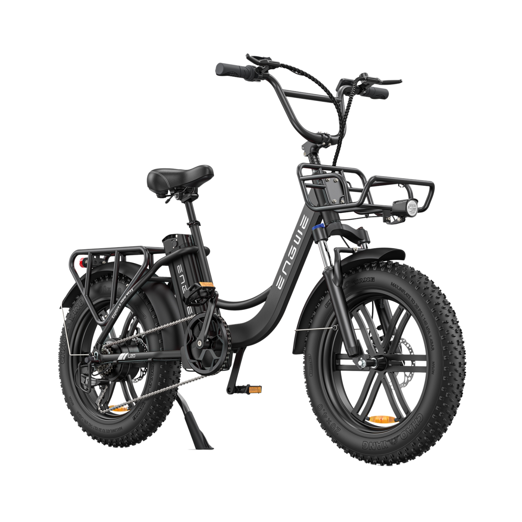ENGWE L20 – Fatbike – Zwart - Afbeelding 2
