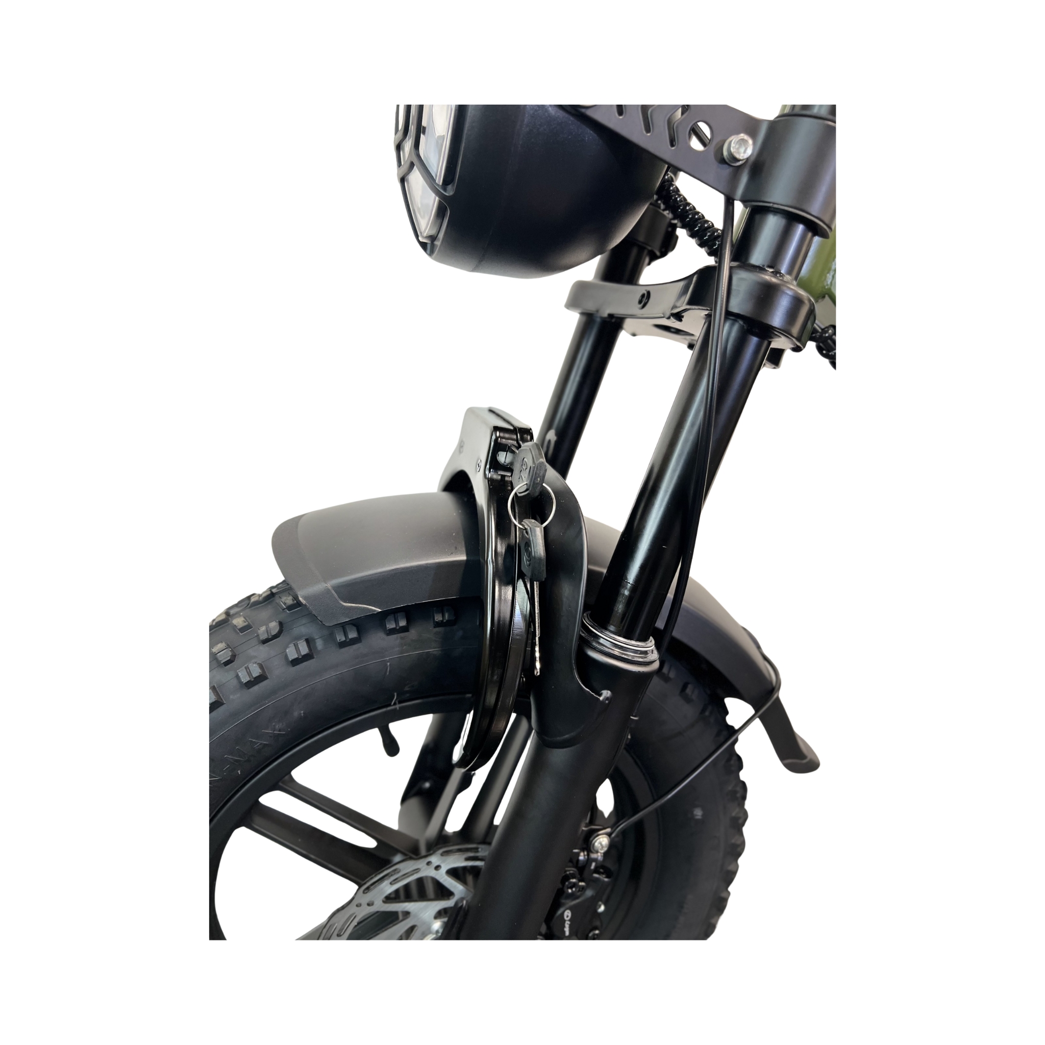 V20 Pro Mini Fatbike – Army Green – Ringslot - Afbeelding 4