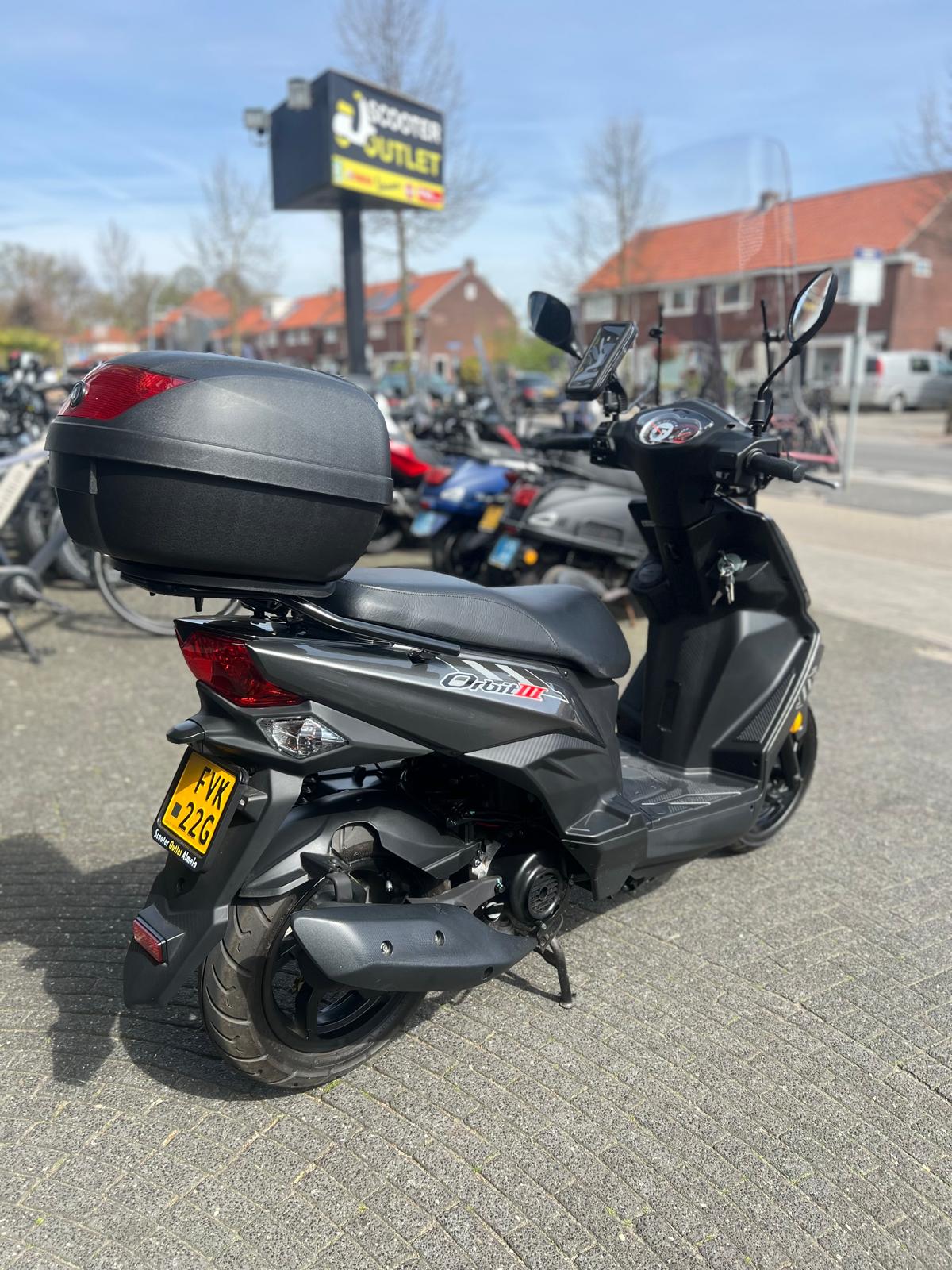 SYM Orbit 3 2025 – Scooter met Slechts 428 km | Bijna Nieuw + Garantie - Afbeelding 6