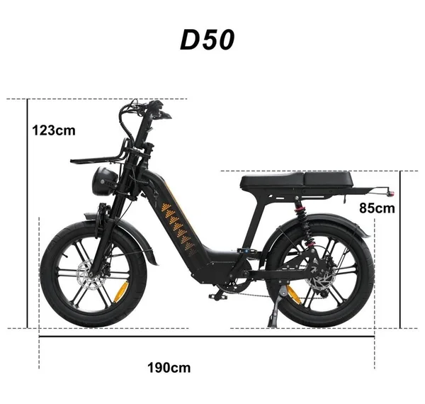 D50 Fatbike - Lage Instap - Afbeelding 15